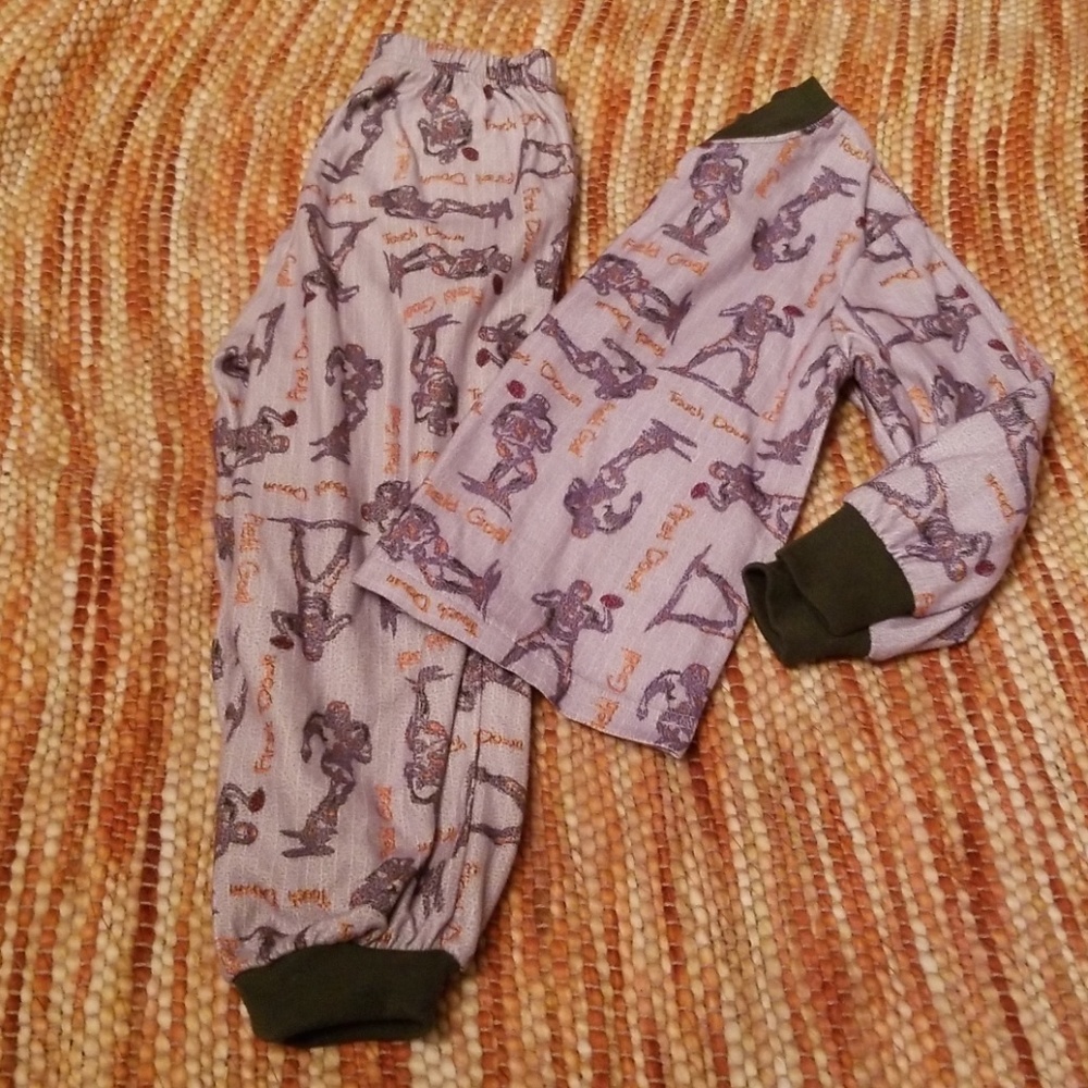 Boys 4 5 football pajamas pjs